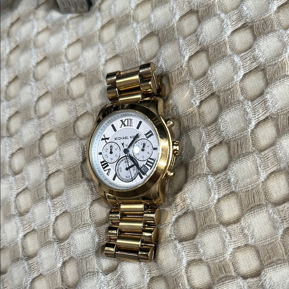 Michael Kors Gold Chronograph Watch